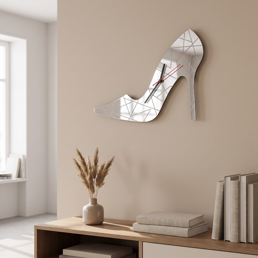 Horloges en forme de chaussures à talons hauts - Plusieurs choix de couleurs