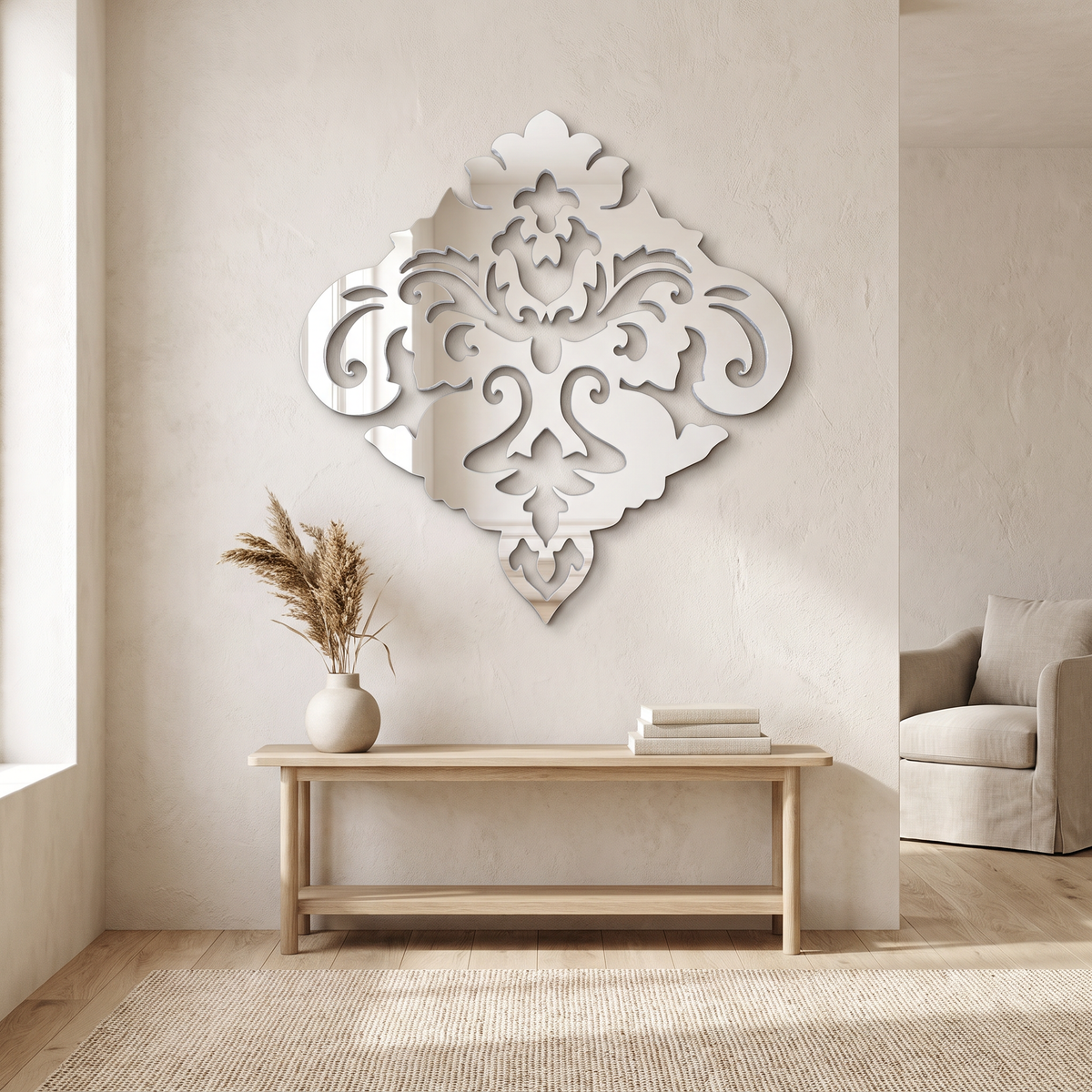Damask Mirror
