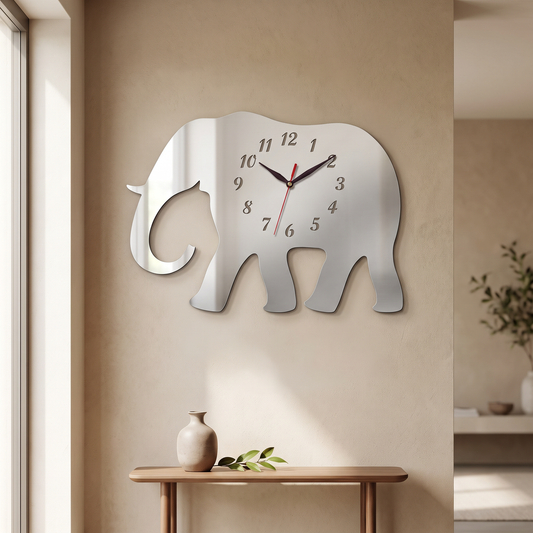 Horloges en forme d'éléphant - Plusieurs choix de couleurs