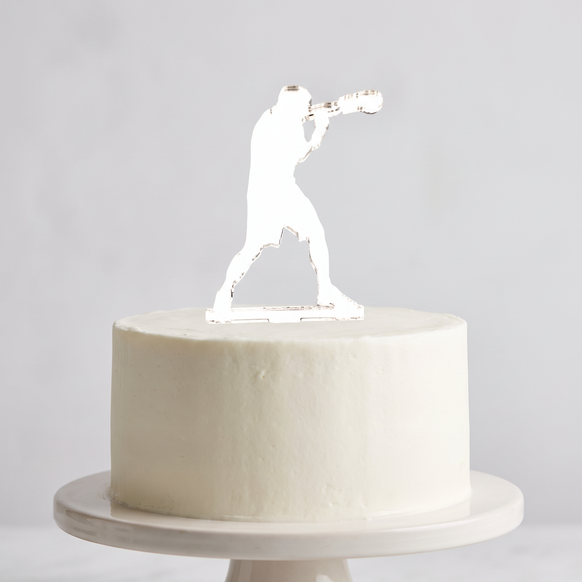 Boxer Dog Silhouette Cake Topper, Personalized Engraving Available