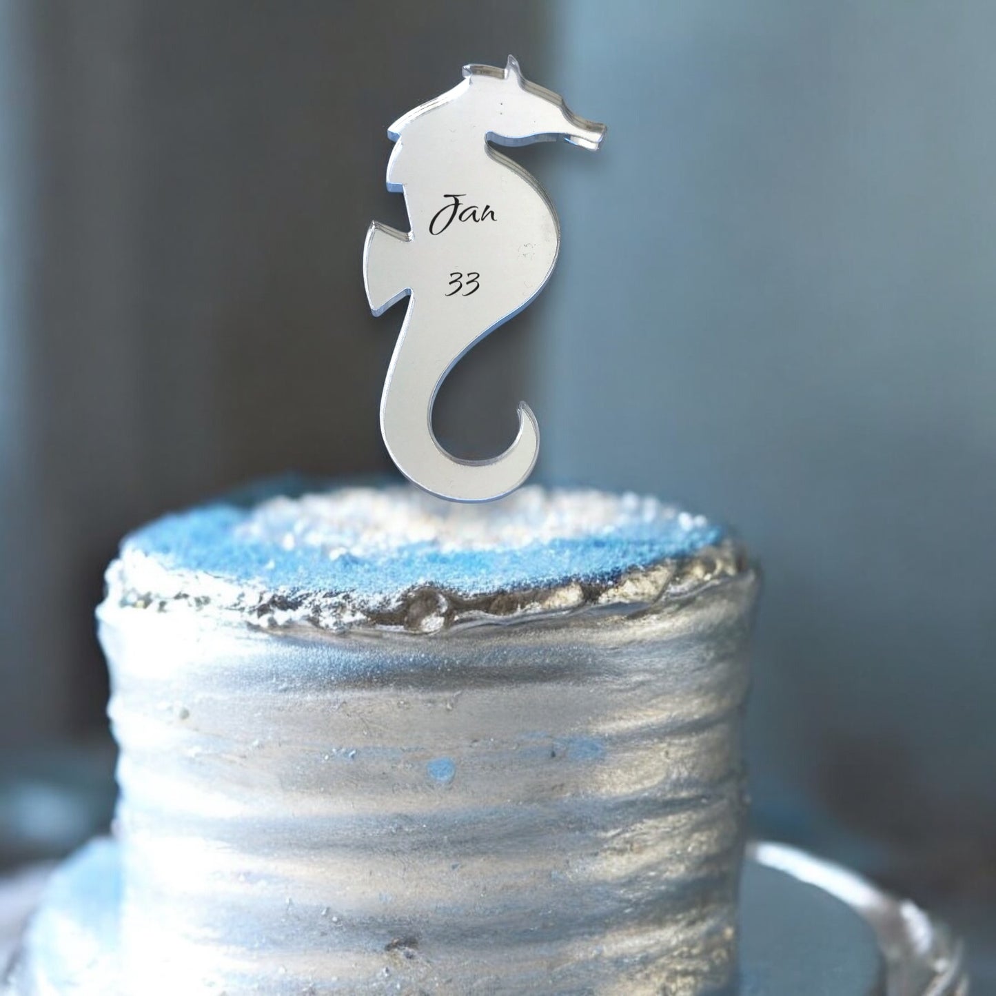 Seahorse Cake Toppers