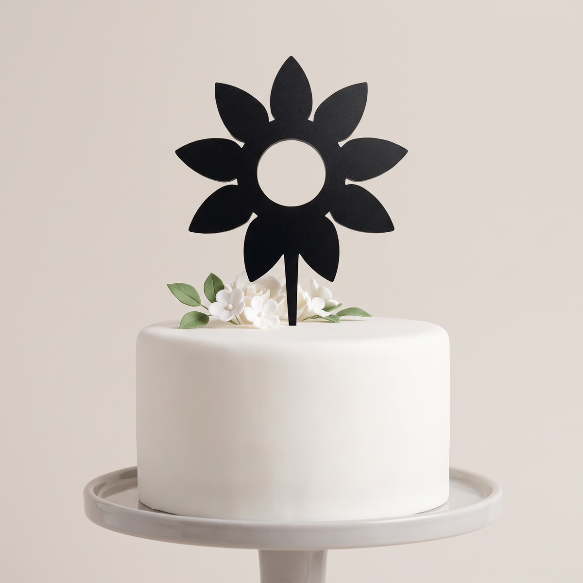 Edible Flower Cupcake Toppers for Cakes and Desserts
