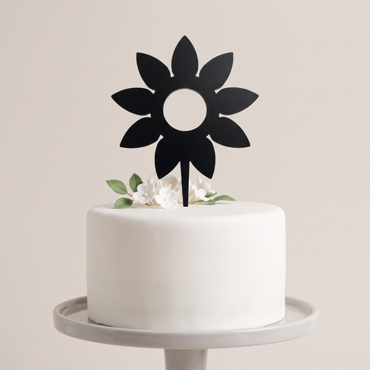 Edible Flower Cupcake Toppers for Cakes and Desserts