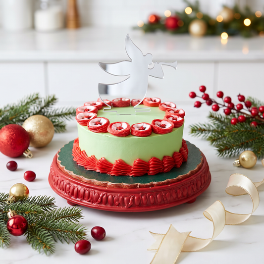 Angel Christmas Cake Toppers for Holiday Party Decor