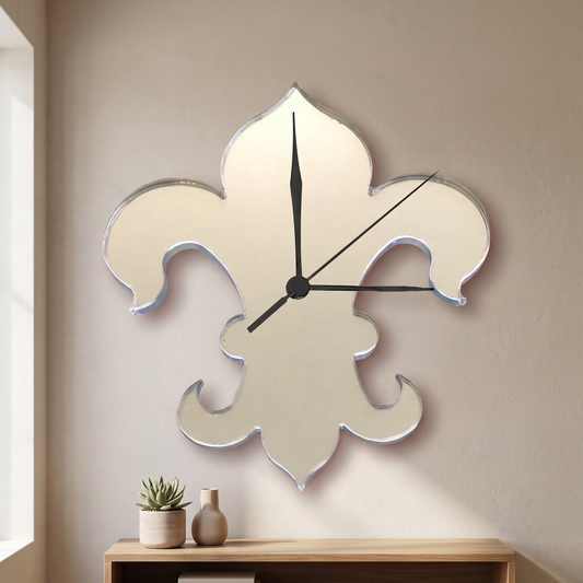 Fleur-de-lis Decorative Wall Clock