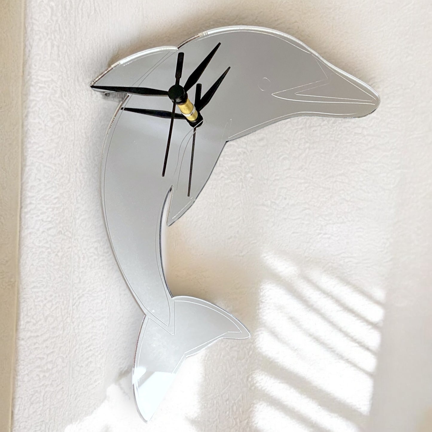 Etched Dolphin Shaped Clocks