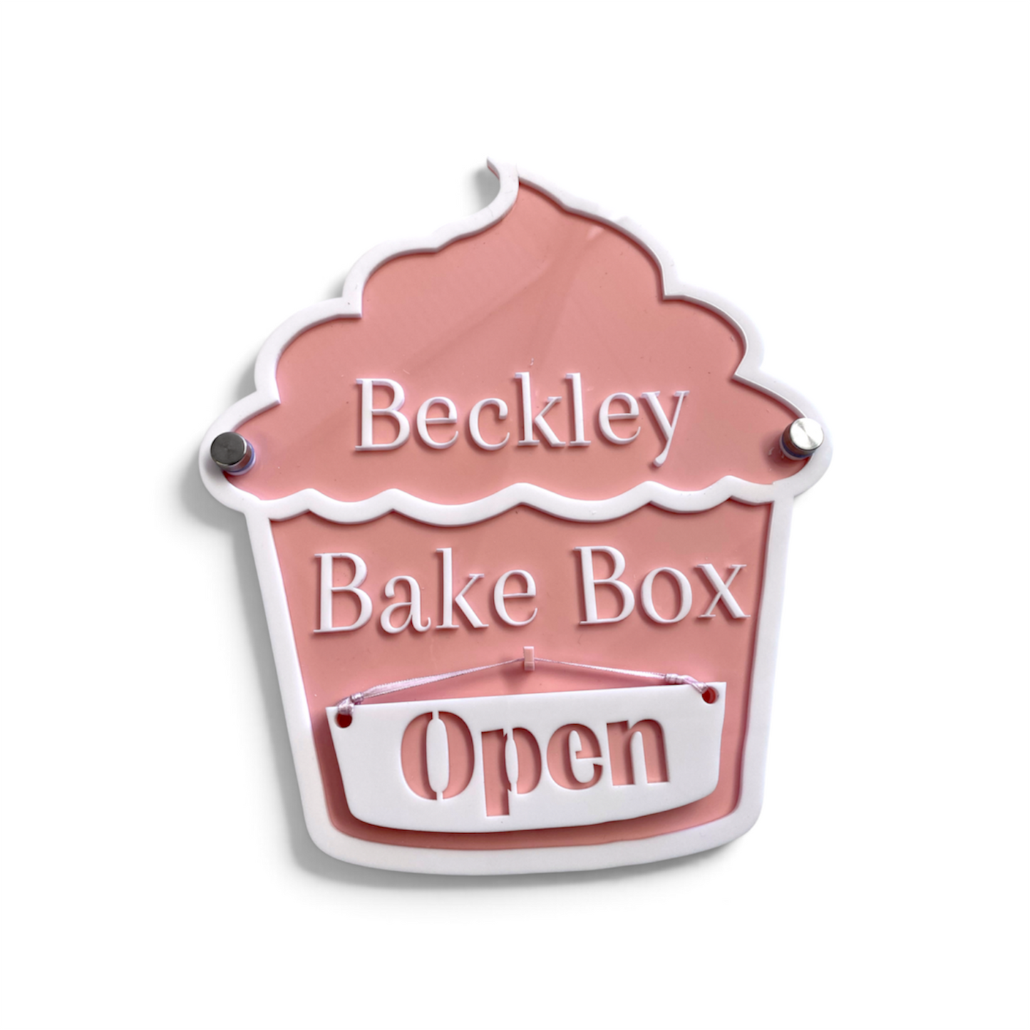 Custom Bake Box Signs Open Closed,Gloss Finish