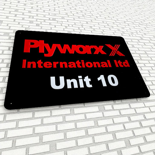 Shopfront / Warehouse Signs, Raised Letter Panel Signs