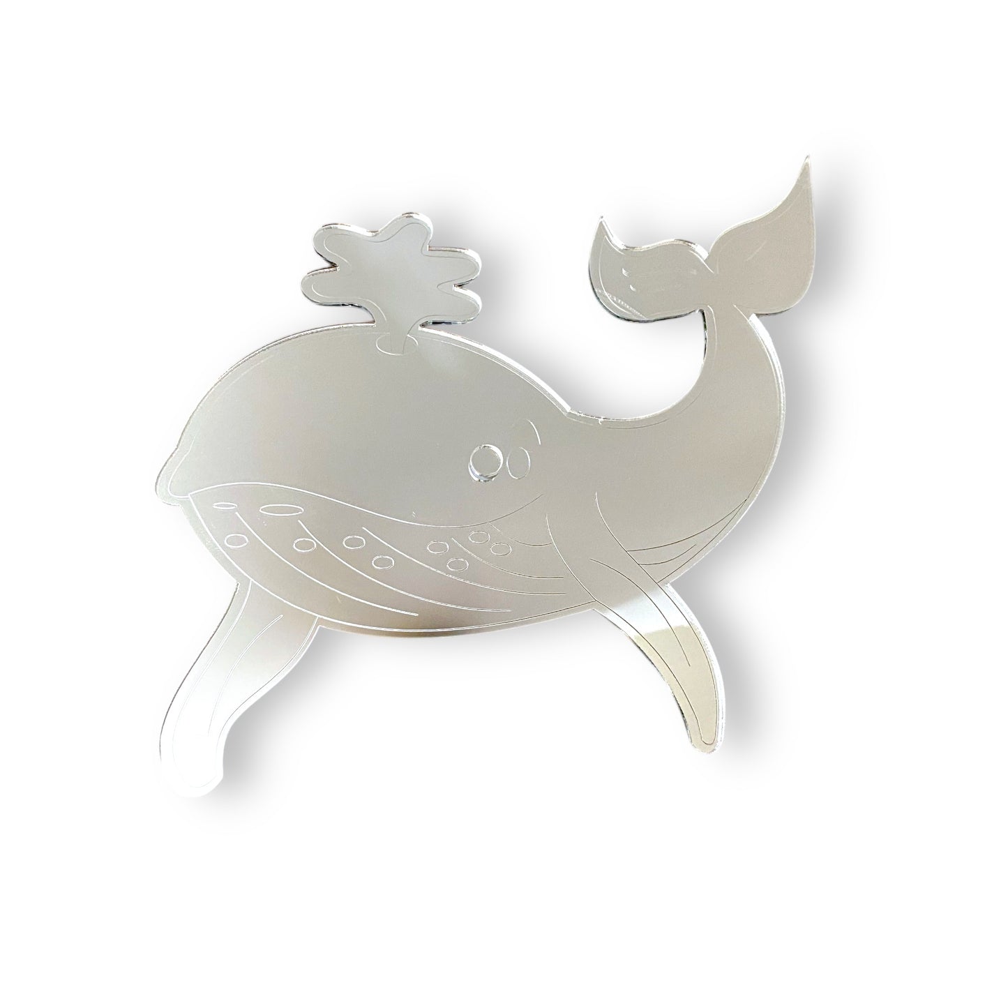 Etched Whale Shaped Mirrors