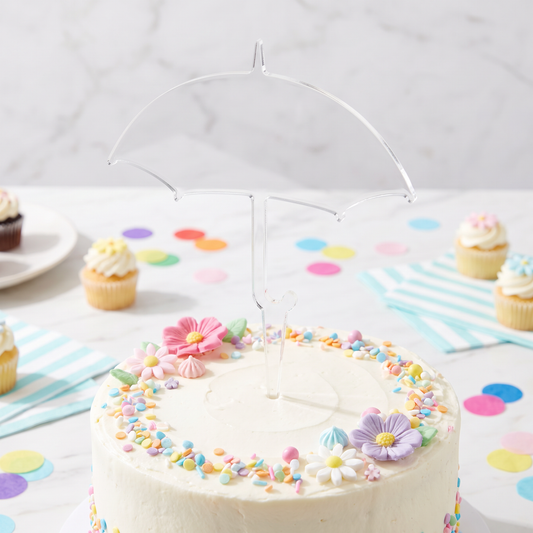 Umbrella Cupcake Toppers for Party Decorations