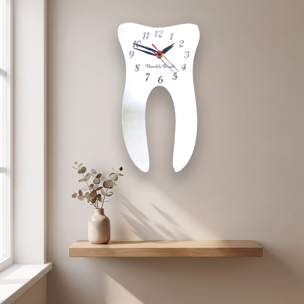 Horloges en forme de dents - Plusieurs choix de couleurs