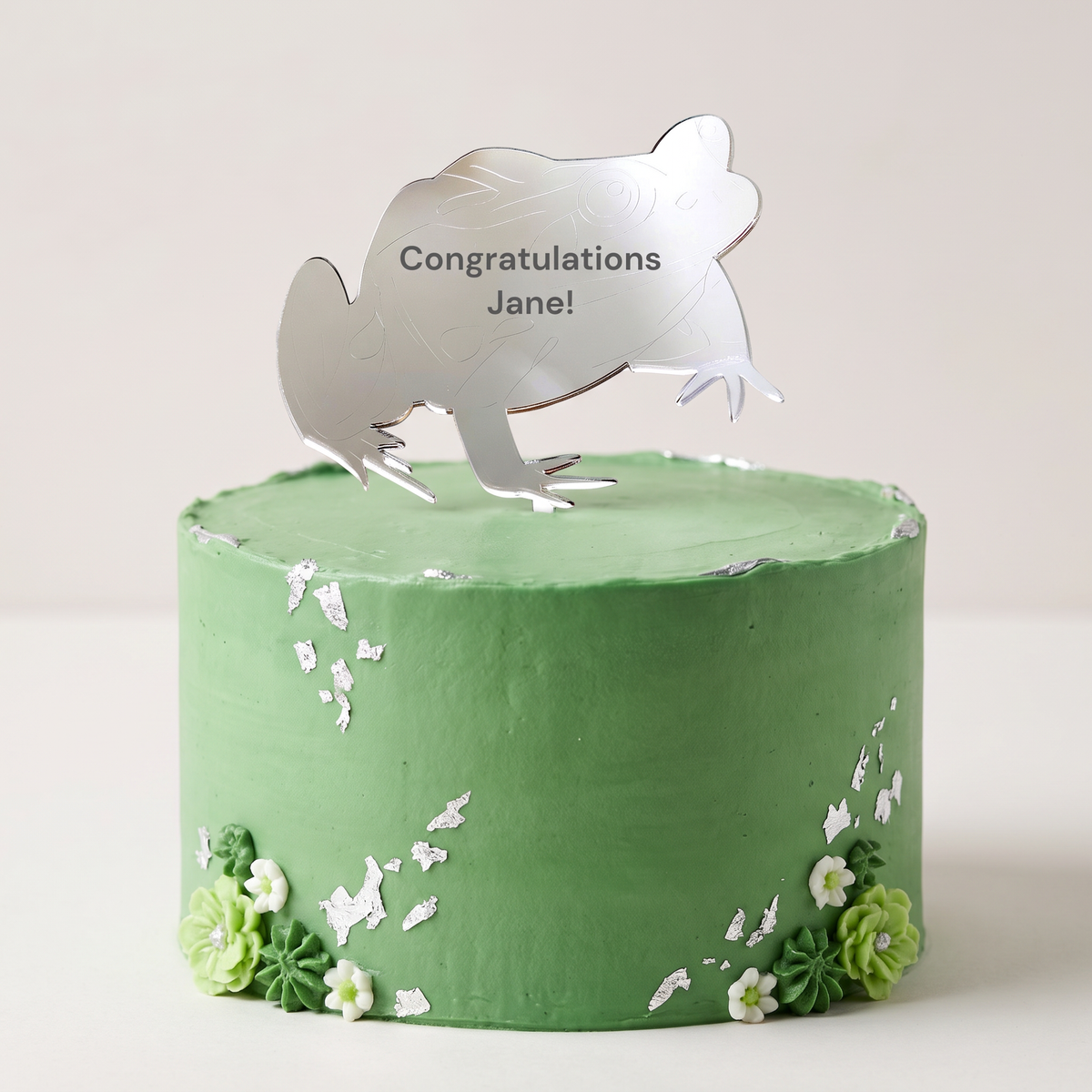 Frog Cake Toppers for Cupcakes - Bespoke Decorative Set
