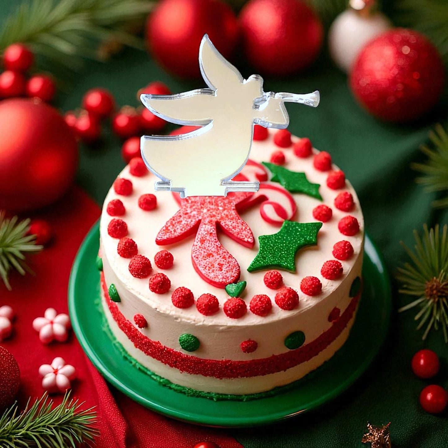 Angel Christmas Cake Toppers