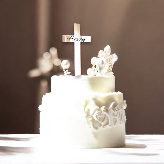 Cross Cake Toppers