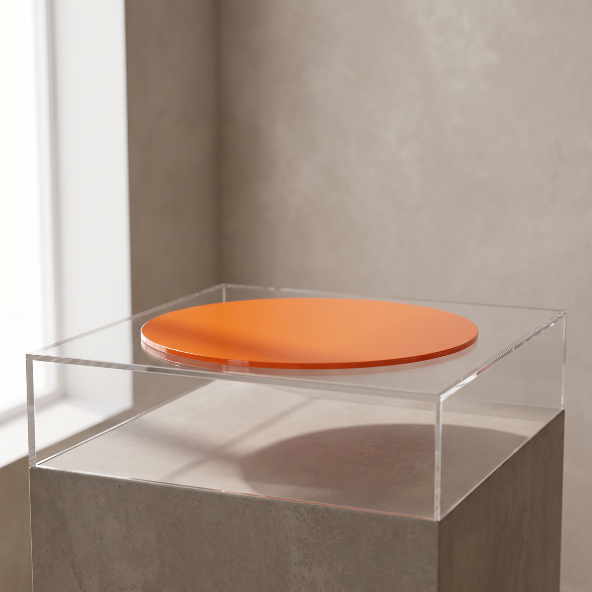 Oval Heat-Resistant Acrylic Worktop Saver