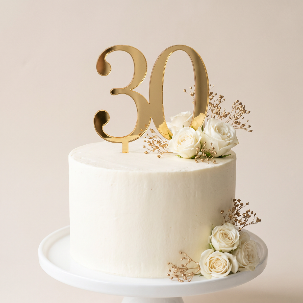 Custom Personalized Name and Age Acrylic Cake Topper