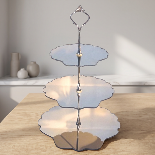 3-Tier Seashell Decorative Cake Stand for Serving Desserts