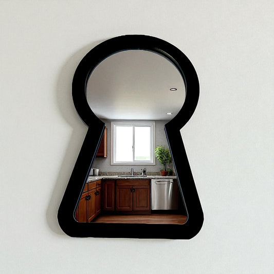 Keyhole Shaped Mirrors with a Colour Frame of your choice & Hooks