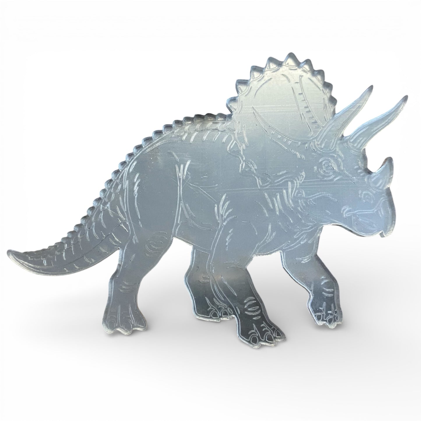 Dinosaur Acrylic Mirror Set, 5 Piece Collection with T-Rex, Triceratops, Brachiosaurus, Spinosaurus, Ankylosaurus