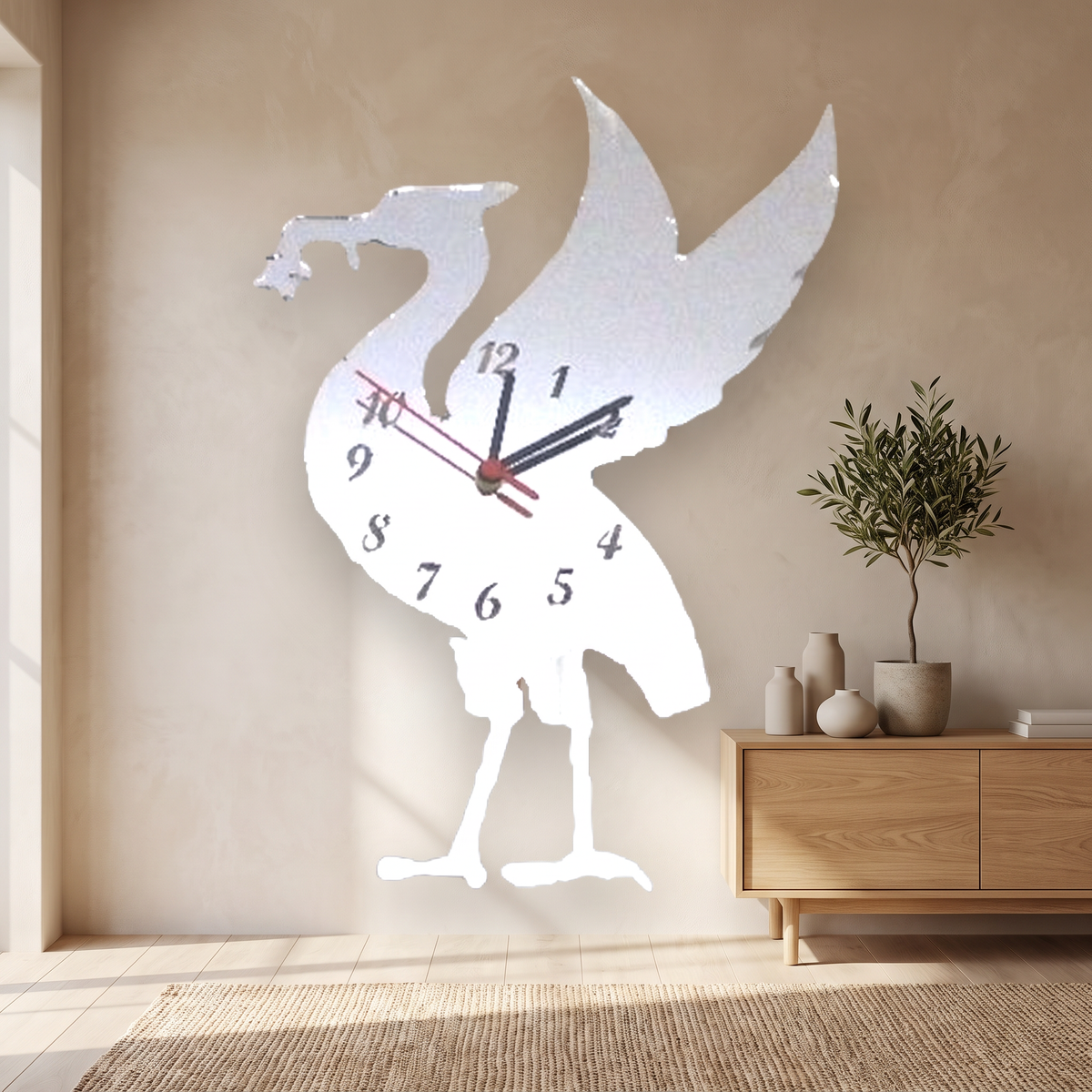 Horloges en forme d'oiseau du foie (LFC) - Nombreux choix de couleurs
