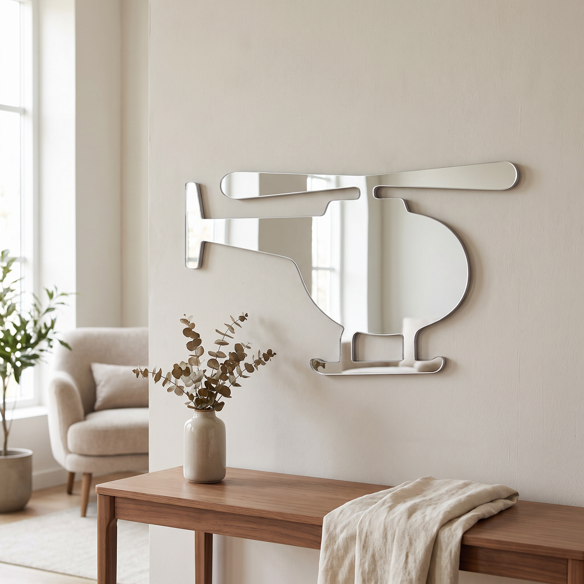 Helicopter Mirror