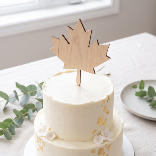 Décorations de gâteaux en feuille d'érable canadienne