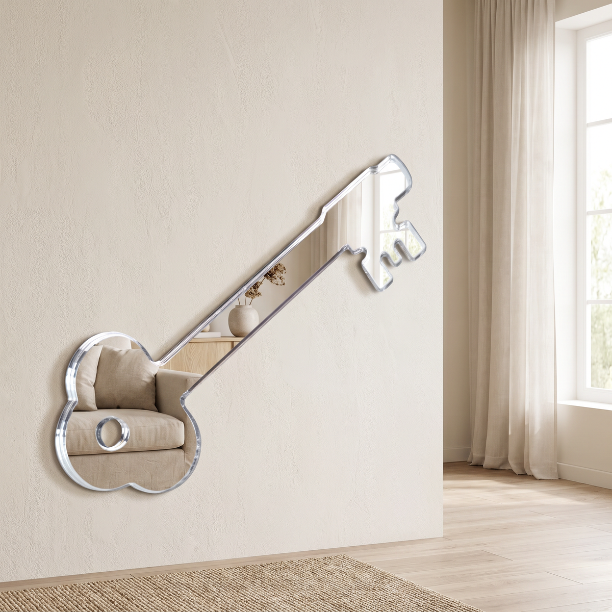 Miroir à clé