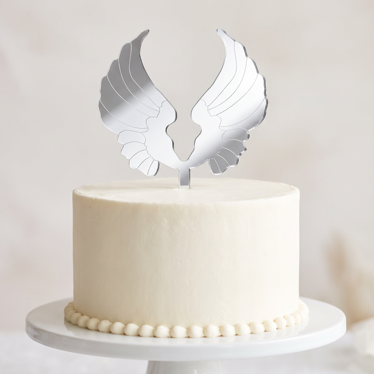 Custom Angel Wing Cake Topper, Personalized Colors and Styles