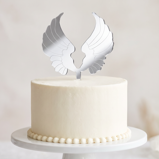 Custom Angel Wing Cake Topper, Personalized Colors and Styles