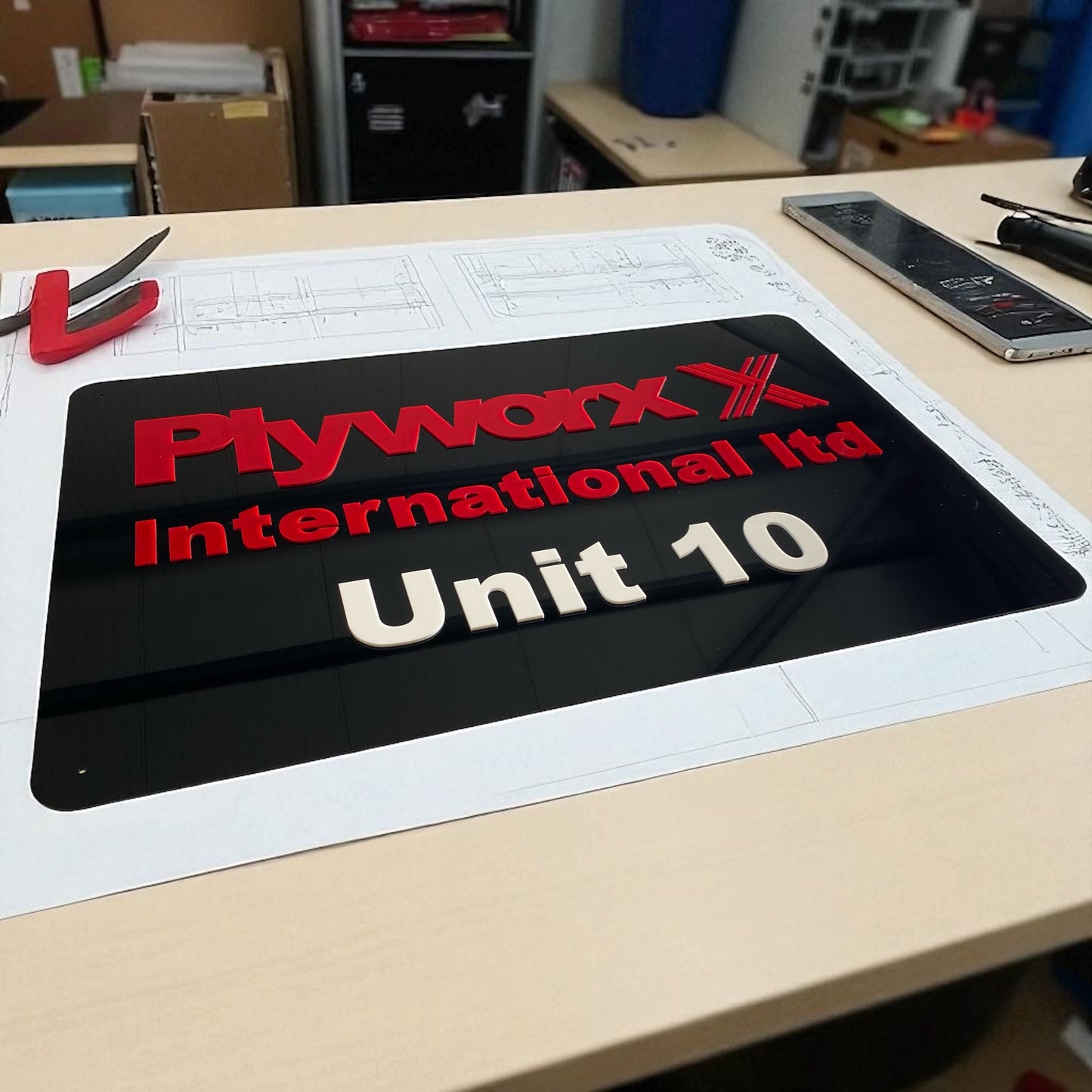 Shopfront / Warehouse Signs, Raised Letter Panel Signs