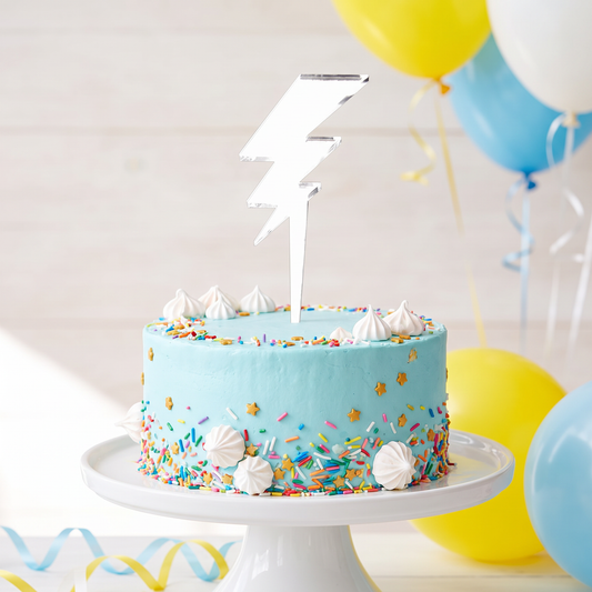 Décorations de gâteaux éclair
