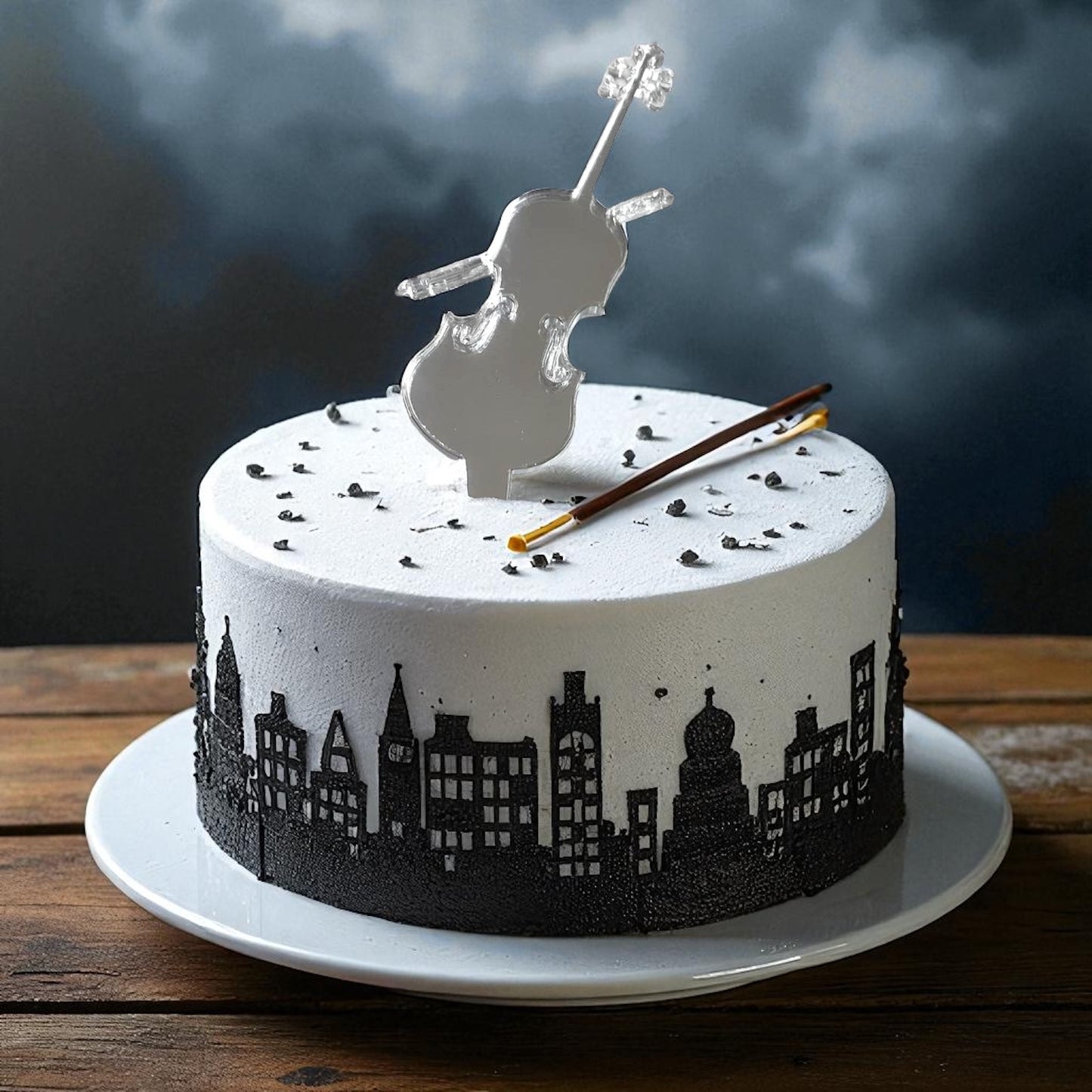 Violin Cake Toppers