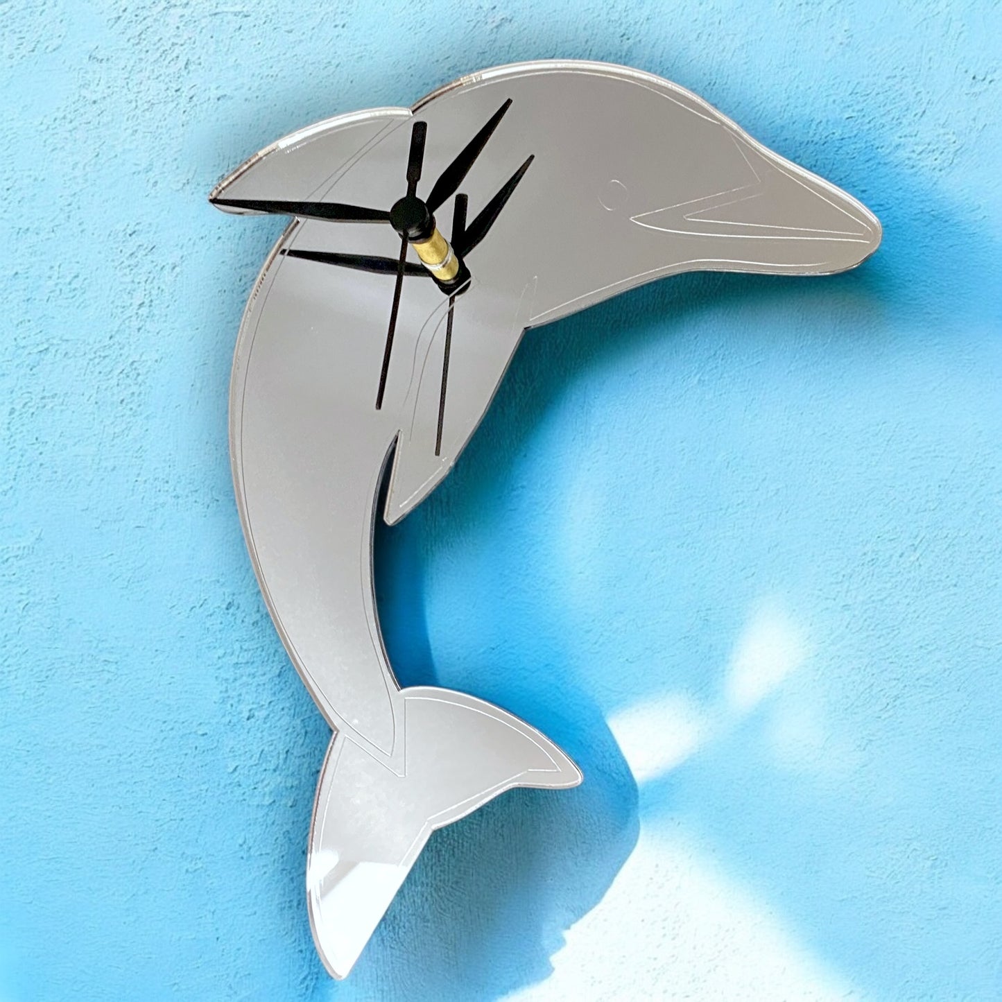 Etched Dolphin Shaped Clocks