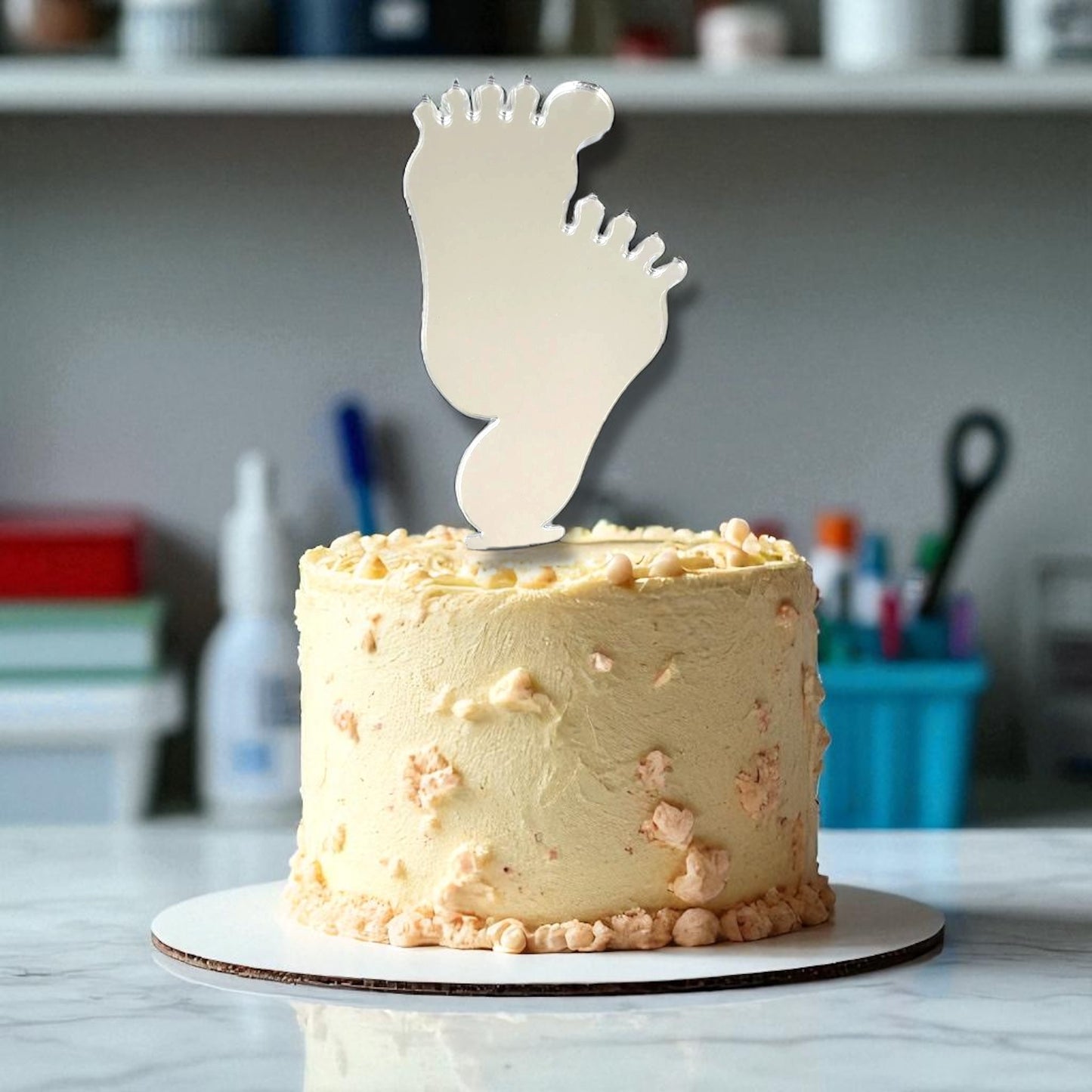 Baby Shower Pair of Feet Cake Toppers