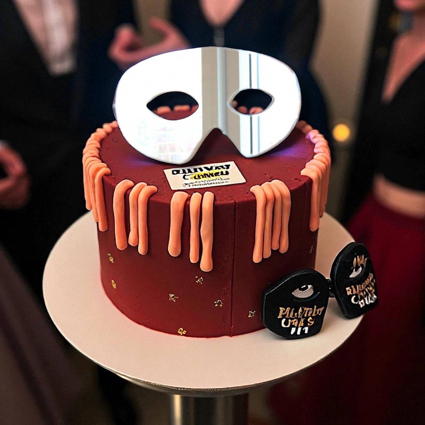 Theatre Mask Cake Toppers