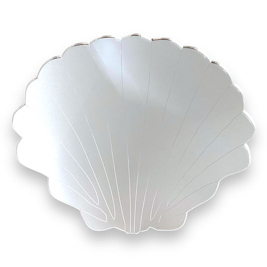 Etched Scallop Shell Mirror