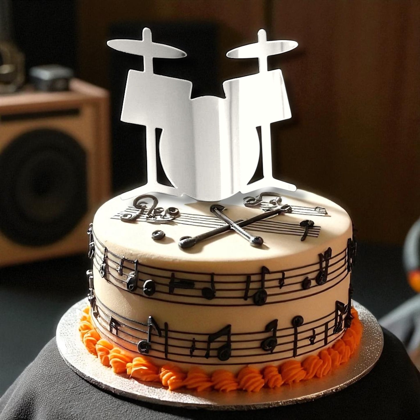 Décorations de gâteaux pour batterie