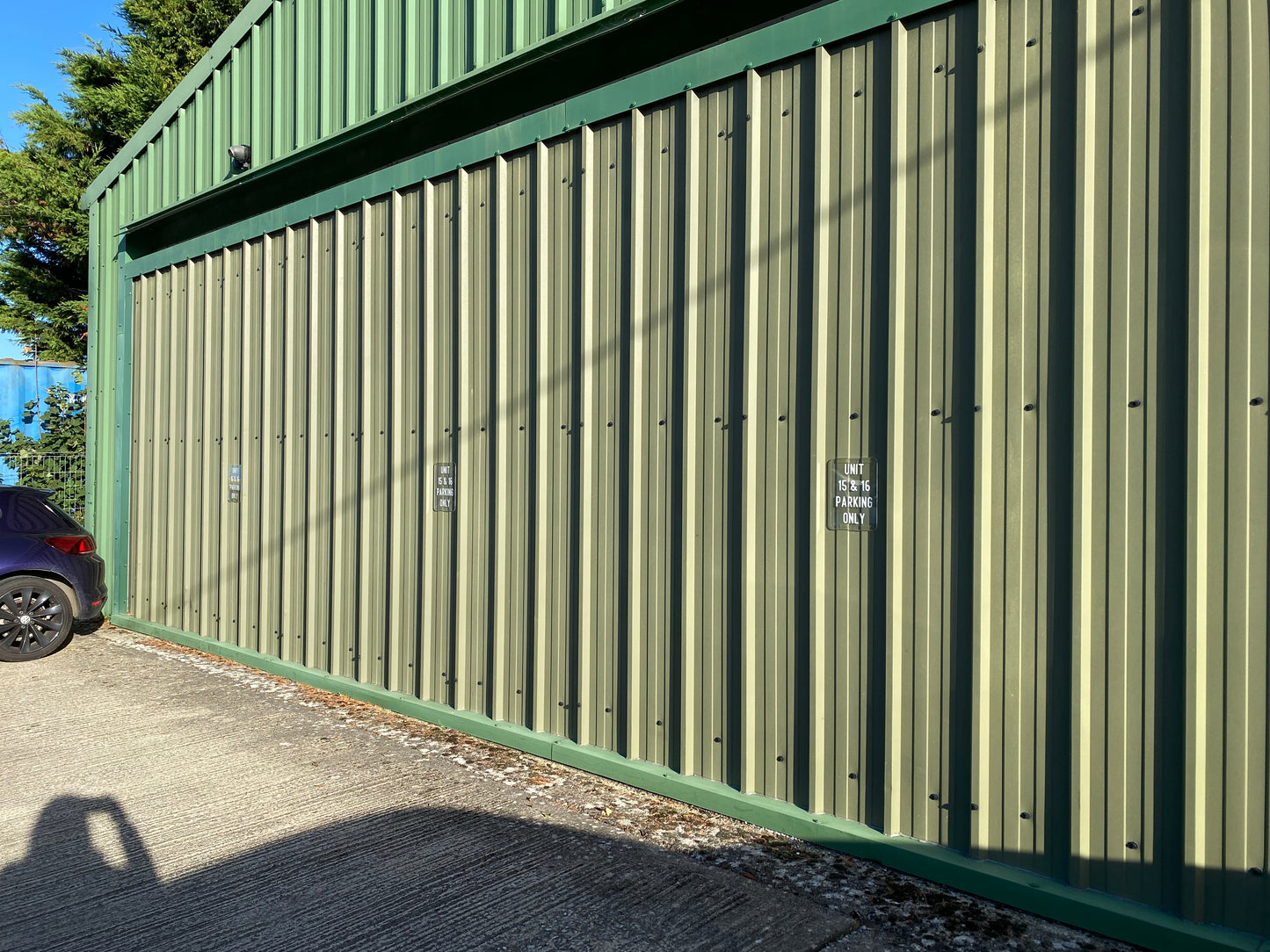 Clear Rectangle Shaped Wall Signs