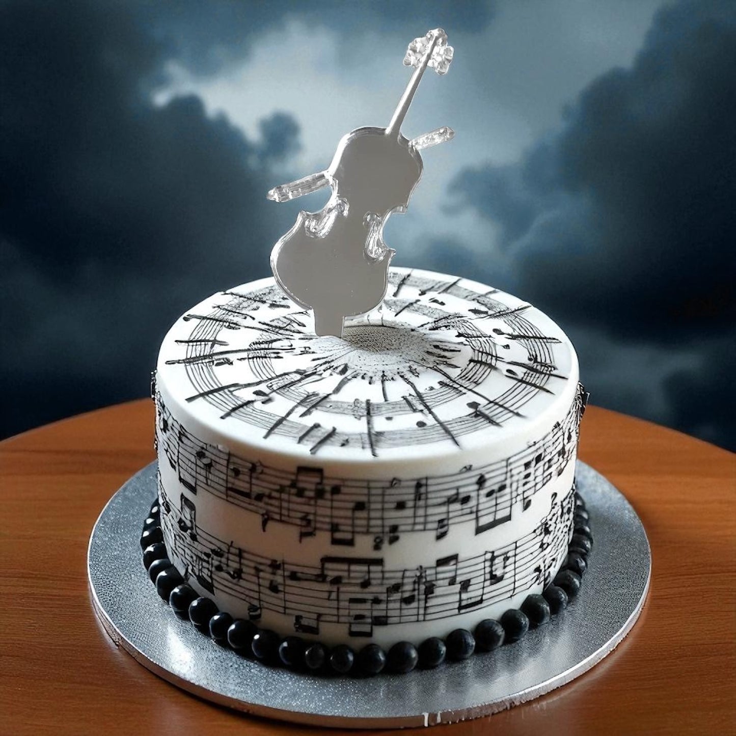 Violin Cake Toppers
