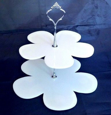 Two Tier Daisy Cake Stand