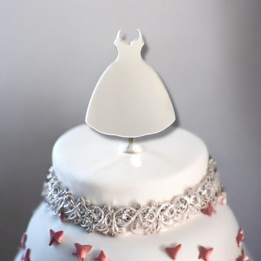 Ballgown Dress Cake Toppers