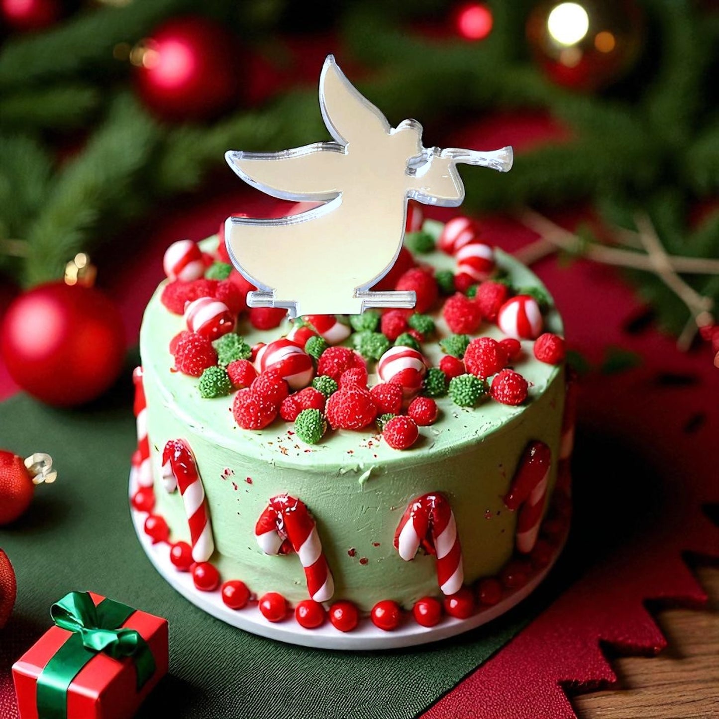 Angel Christmas Cake Toppers