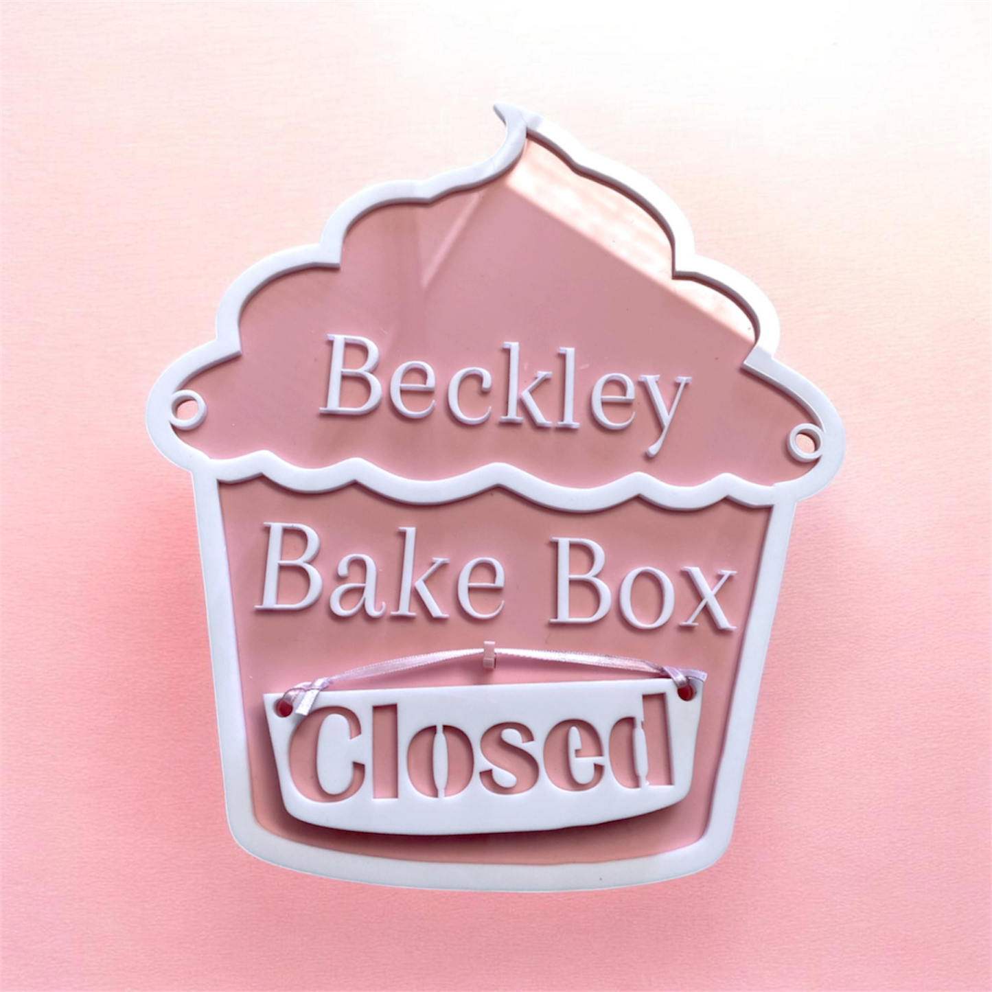 Custom Bake Box Signs Open Closed,Gloss Finish