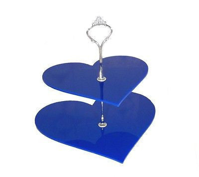 Two Tier Heart Cake Stand