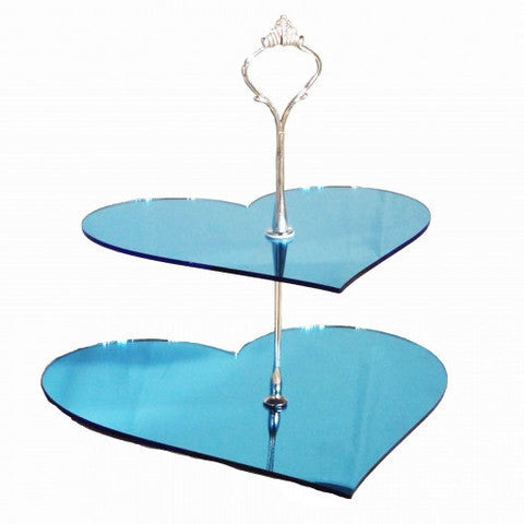 Two Tier Heart Cake Stand