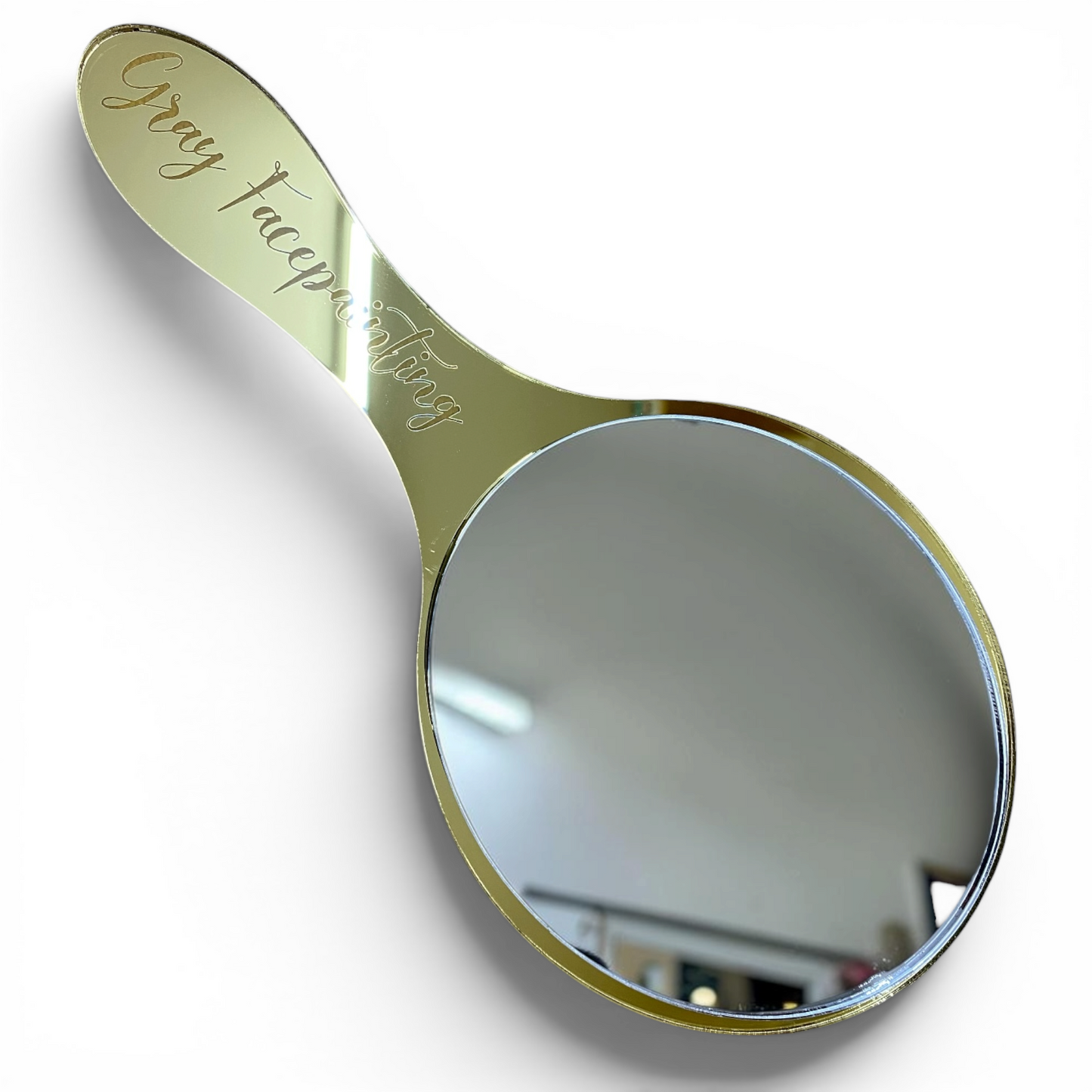 Oval Coloured Mirrors Hand Held Mirror