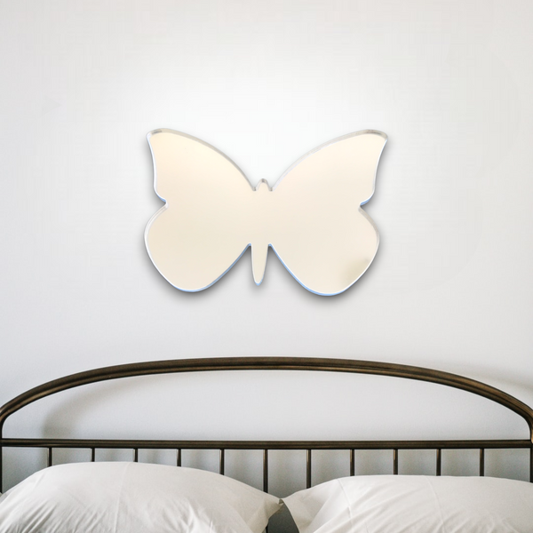 Butterfly Big Wings Acrylic Mirrors - Bespoke Sizes & Engraving Services