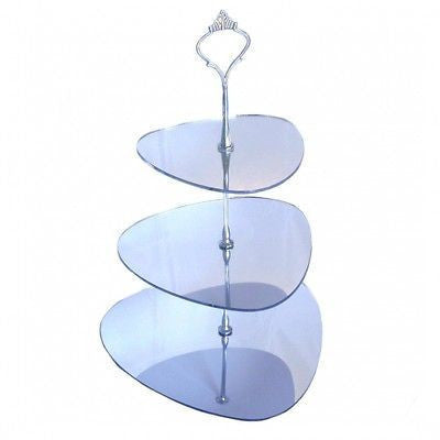 Three Tier Pebble Cake Stands