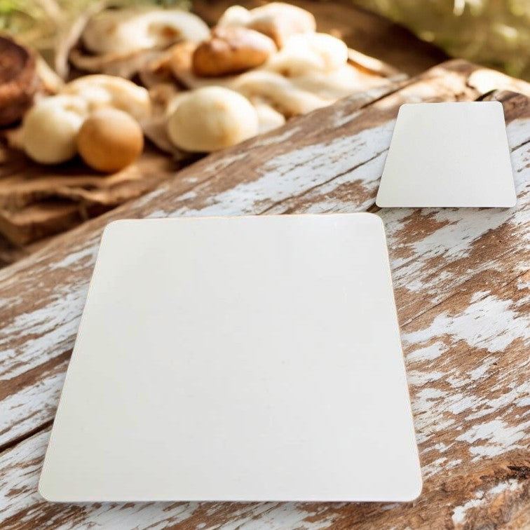 Square Placemats & Coasters - Matt Colours