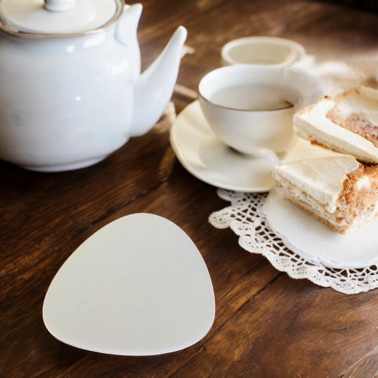 Pebble Shaped Coasters in Clear & Gloss Colours